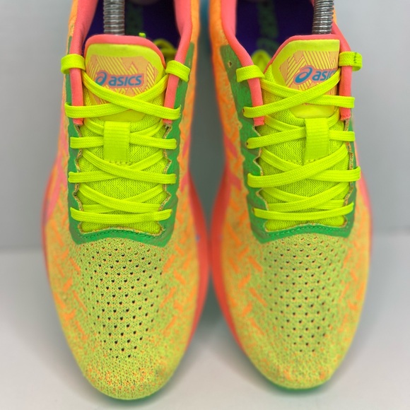 ASICS DynaBlast Orange Pop/Coral Running Shoes Athletic 1012A989-800 VGUC No Box - Picture 7 of 15